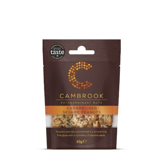 Cambrook - Caramelised Sesame Peanuts (12 x 45g)