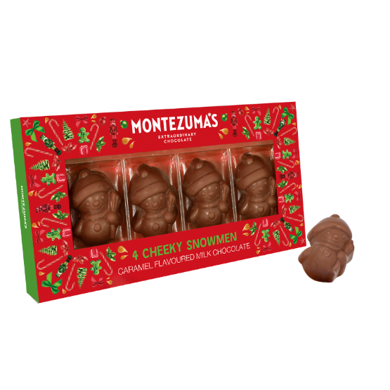 Montezuma's - 4 Cheeky Snowmen Milk Caramel (10 x 55g)