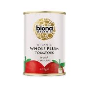 Biona Organic- Whole Plum Peeled Tomatoes (12 x 400g)