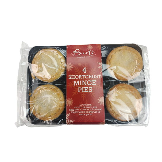 Burts - Traditional Mince Pies - 4 Pck (6 x 160g)