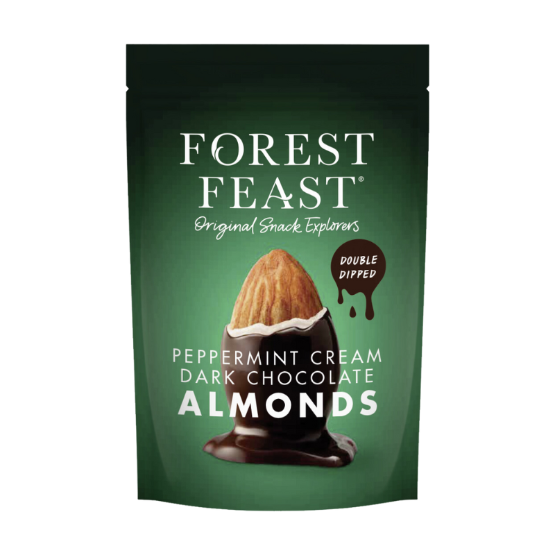 Forest Feast Peppermint Cream Dark Chocolate Almonds