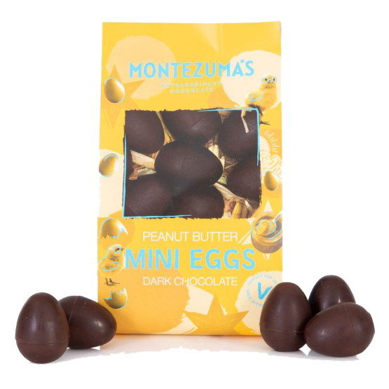Montezuma's - GF Peanut Butter Mini Eggs Dark Vegan (7 x 150g)