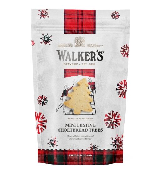 Walkers 0 Mini Festive Shortbread Tree (12 x 125g)