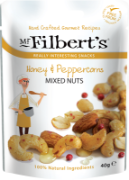 Mr Filberts - GF Honey & Peppercorn Mixed Nuts (20 x 40g) *New Case Size*
