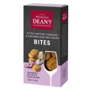 Deans- Extra Mature Cheddar & Crmlsd Onion Bites (10 x 100g)