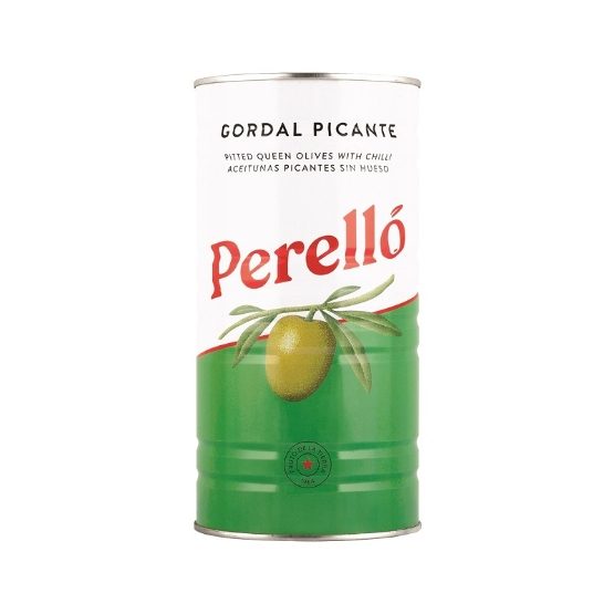 Brindisa - Pitted Gordal Olives with Chilli (6 x 600G)