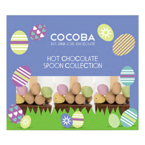 Cocoba - Gift Set 3x Mini Easter Egg Spoon (6 x 150g)
