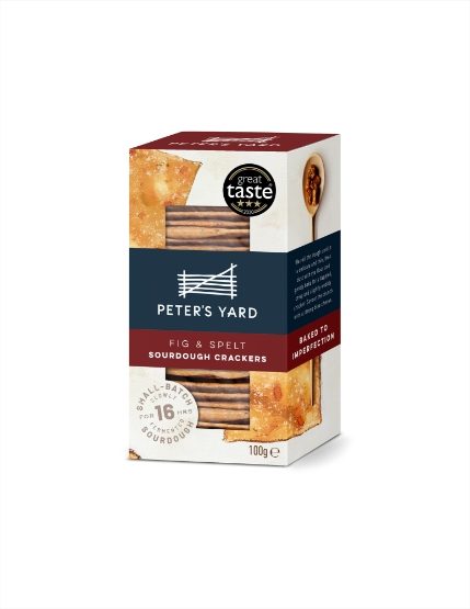 Peter's Yard- Artisan Spelt & Fig Crackers (8 x 100g)