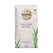 Biona Organic- Himalayan Basmati White Rice (6 x 500g)