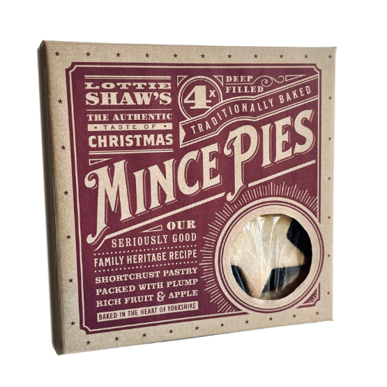 Lottie Shaw's - Seriously Good Mince Pies (4pck) (12 x 280g)