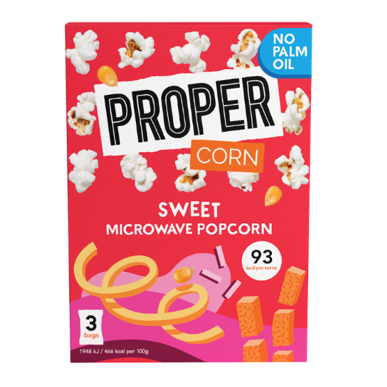 Proper - Sweet Microwave Popcorn (5 x 3 x 70g)