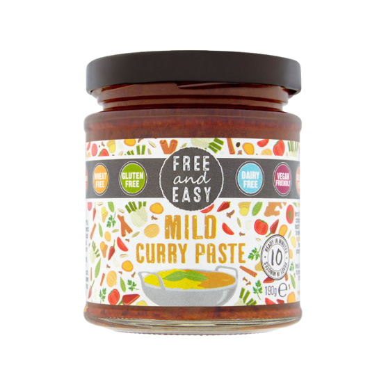 Free and Easy - GF Mild Curry Paste (6 x 190g)