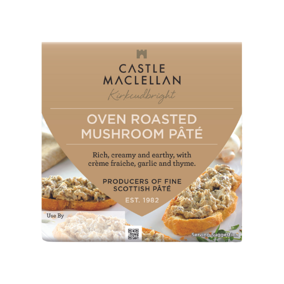 Castle MacLellan - Oven Roasted Mushroom Pate (1 x 100g)