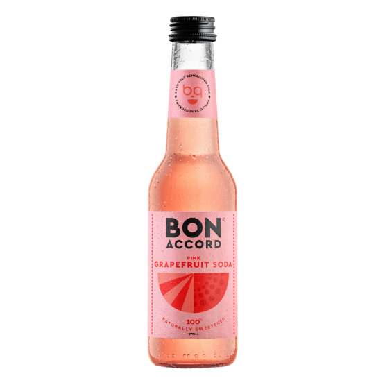 Bon Accord - Pink Grapefruit Soda (12 x 275ml)