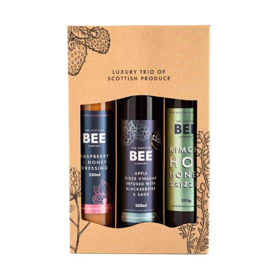 Scottish Honey Bee Co - Foodies Trio Gift Set (8 x (3 x 200g))