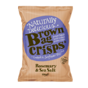 Brown Bag Crisps - Rosemary & Sea Salt(10 x 150g)