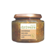 Drivers - GF Cucumber Relish Infused with Gin (6 x 350g)