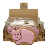 Original Biscuit Bakers - Greedy Gertrude Pig - Deluxe Iced (12 x 30g) 