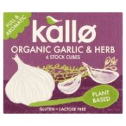 Kallo - GF Garlic & Herb Stock Cubes (15 x 66g)