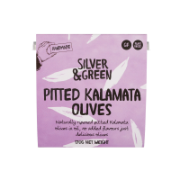 Silver & Green - Pitted Kalamata Olives (Pot) (6x150g)