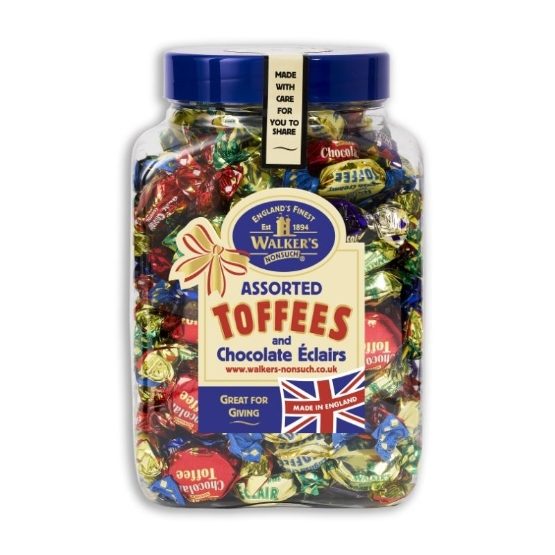 Walkers Nonsuch - Assorted Toffee & Choc Eclairs (7 x 1.25kg)