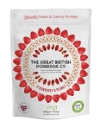 Great British Porridge - Strawb & Peanut Butter(4 x 385g)