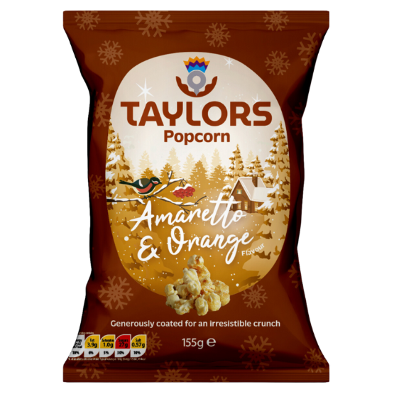 Taylors - Amaretto & Orange Popcorn (8 x 155g)