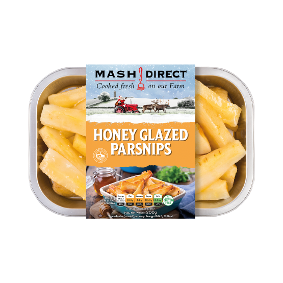 Mash Direct Gluten Free Honey Glazed Parsnips