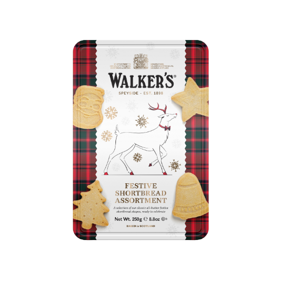 Walkers - Reindeer Festive Tin (6 x 250g)