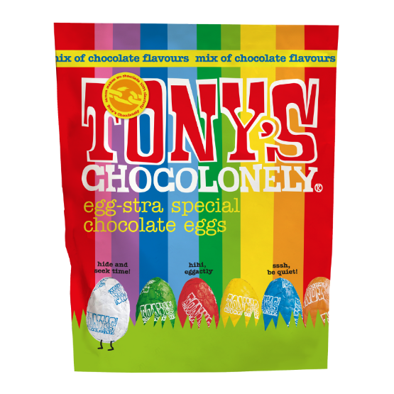Tonys Chocolonely- Eggstra Mix of Choc Mini Eggs (8x255g) - no longer available to order