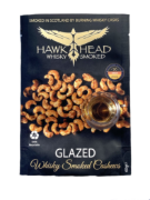 Hawkhead - Whisky Smoked Cashews Glazed (10x60g)