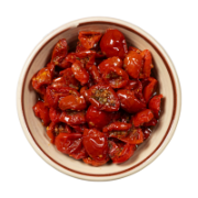 Silver and Green Semi Dried Cherry Tomatoes