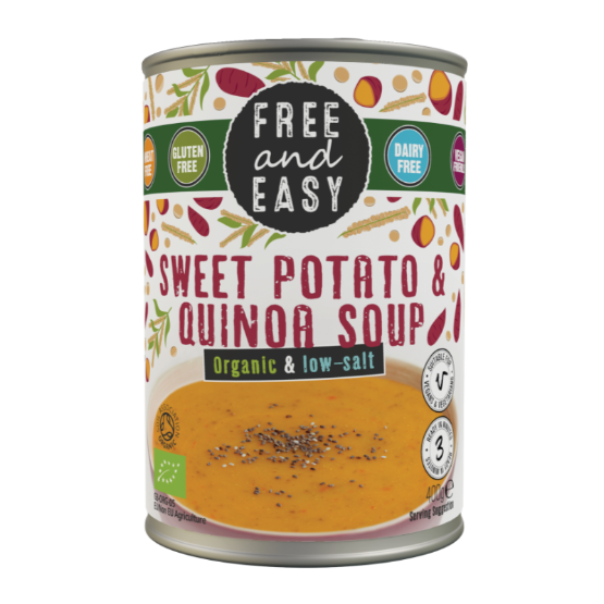 Free and Easy - Sweet Potato & Quinoa (6 x 400g)