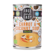 Free and Easy - Carrot & Coconut Soup (6 x 400g)