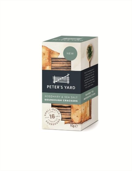 Peters Yard - Artisan Sourdough Rosemary Crackers (8x90g)