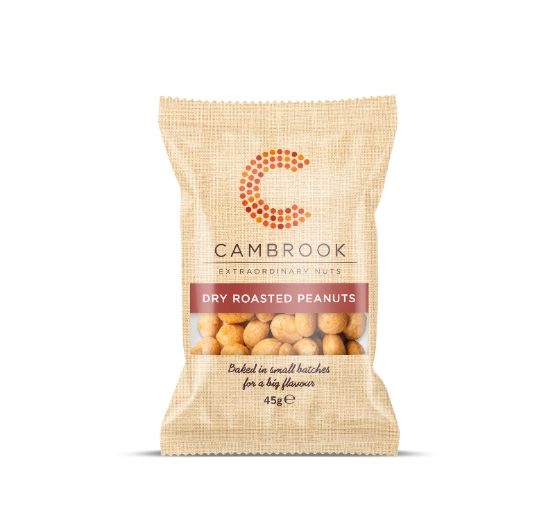 Cambrook - Dry Roasted Peanuts (24 x 45g)