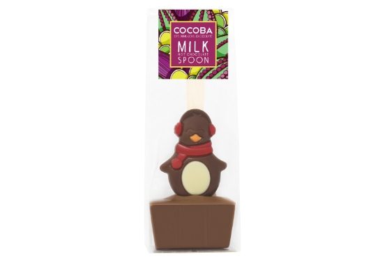 Cocoba - Penguin Milk Hot Chocolate Spoon (12 x 50g)