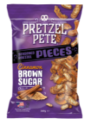 Pretzel Pete - Pretzel Pieces Cinnamon Brown Sugar (8x160g)
