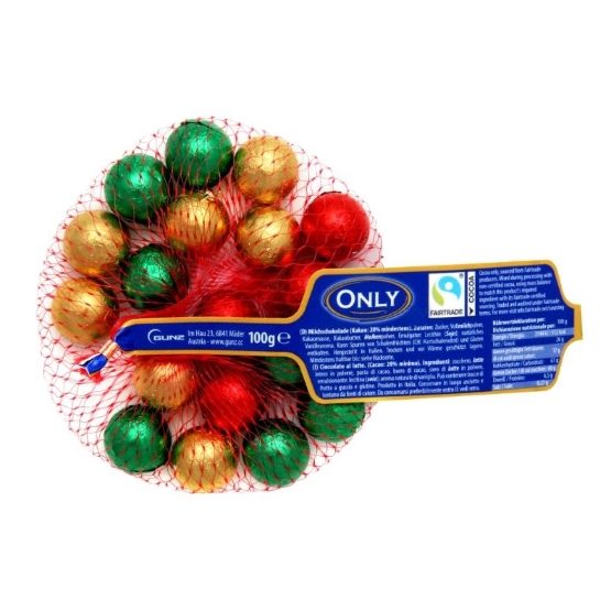 Bysel - Milk Chocolate Christmas Balls (24 x 100g)