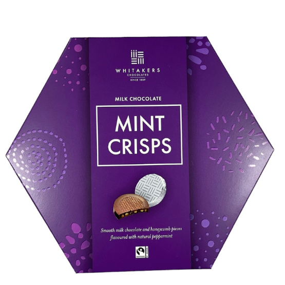 Whitakers - Milk Mint Chocolate Honeycomb Crisps (12 x 150g)