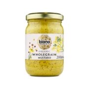 Biona Organic- Wholegrain Mustard (6 x 200g)