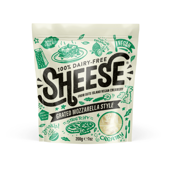 Sheese - Grated Mozzarella Style (4 x 200g)