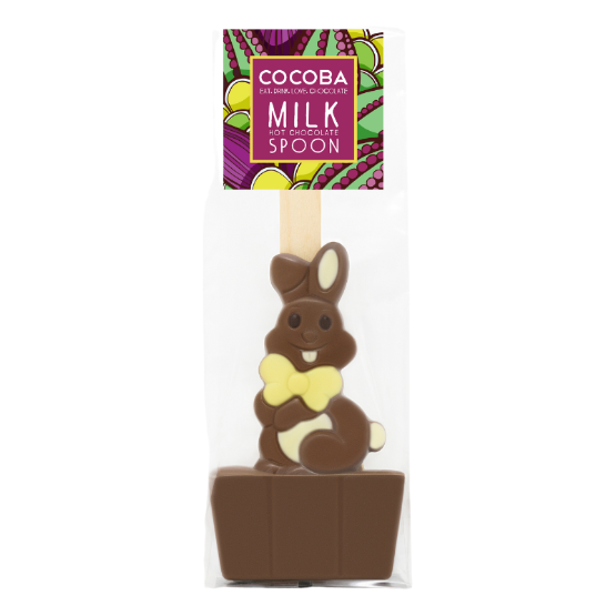 Cocoba - Milk Chocolate Easter Bunny Spoon(12 x 50g) - No longer available to order