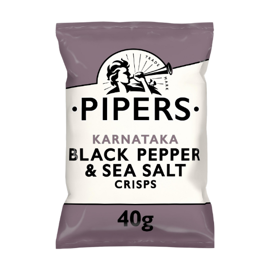 Pipers Gluten Free Karnataka Black Pepper and Sea Salt 