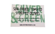 SILVER&GREEN - TOMATO STUFFED OLIVES (1.75kg Pouch) each