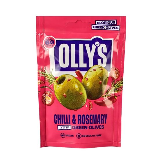 Olly's Olives - Chilli & Rosemary (12x50g)