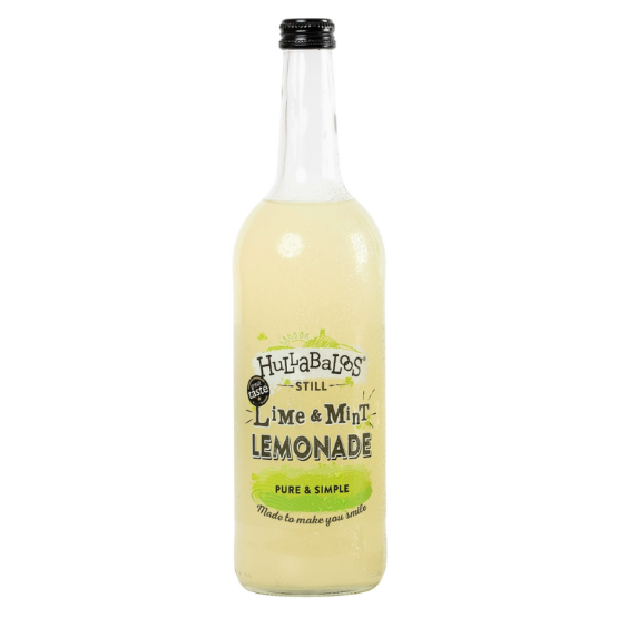 HULLABALLOOS - LIME & MINT SOFT DRINK (6 X 750ML)