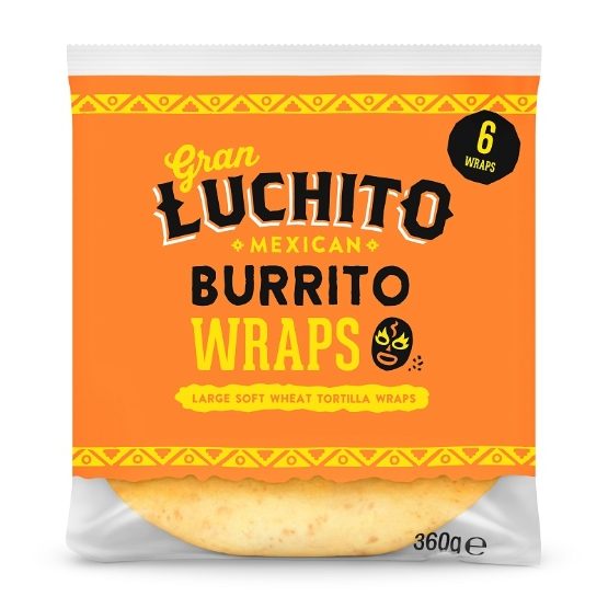 Gran Luchito - Burrito Wraps x6 (14 x 360g)
