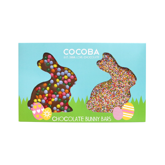 Cocoba- Easter Bunny Chocolate Bar Set (6 x 2 x 100g)