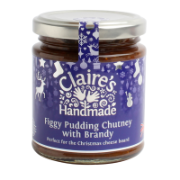 Claires Handmade - Figgy Pudding Chutney with Brandy (6 x 200g)
